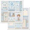 Paper | 12in x 12in Double-sided Cardstock Paper Pad – Little Boy Paper Paper