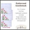 Paper | 180 Sheet 12″ x 12″ Flower Garden Cardstock Paper Pack Paper Paper