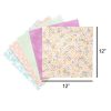 Paper | 180 Sheet 12″ x 12″ Happy Garden Cardstock Paper Pack Paper Paper