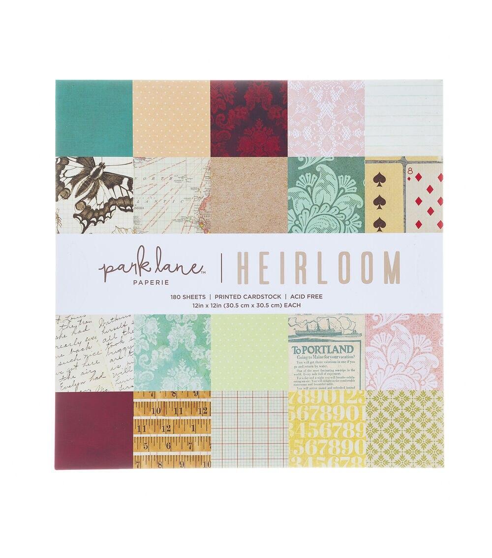 Paper | 180 Sheet 12″ x 12″ Heirloom Cardstock Paper Pack Paper Paper