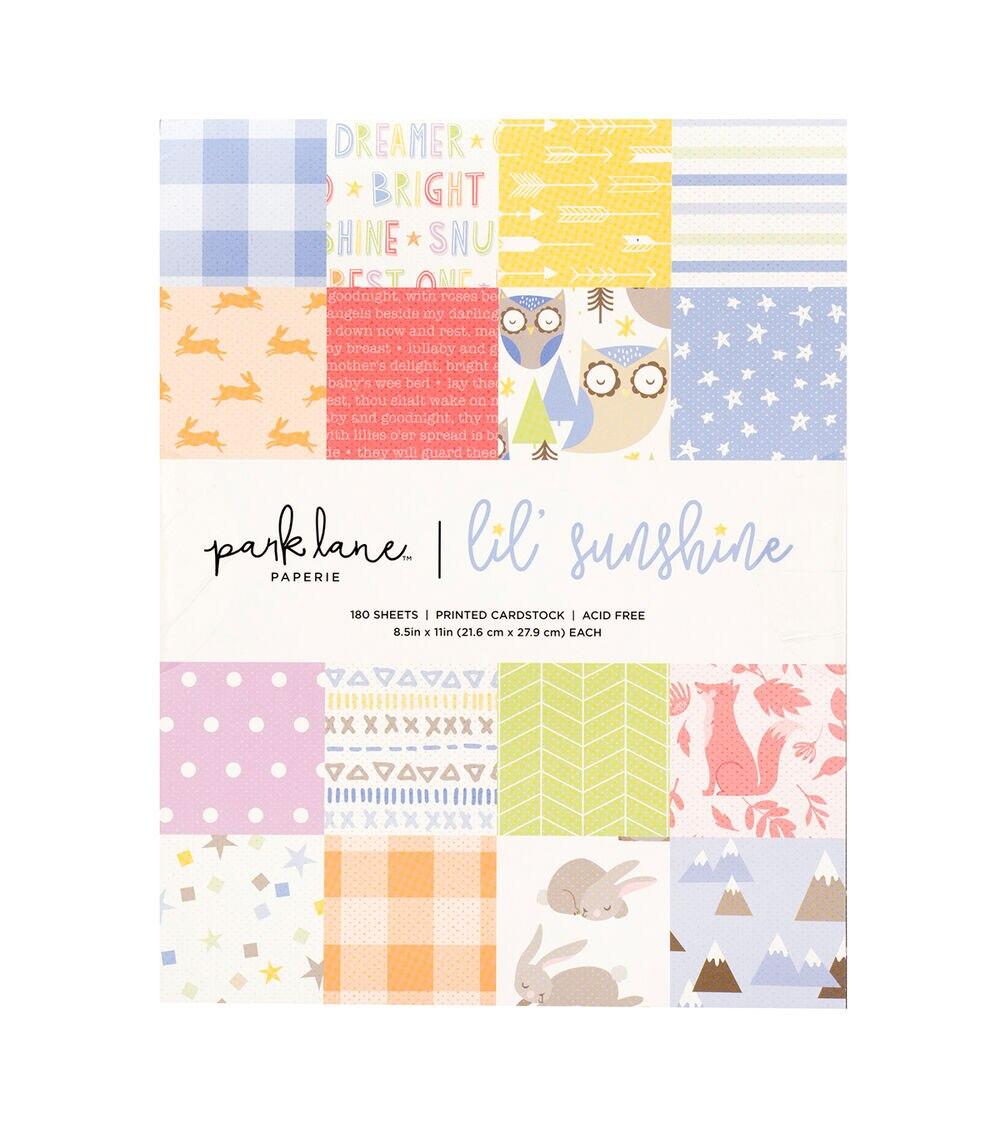 Paper | 180 Sheet 8.5″ x 11″ Lil’ Sunshine Cardstock Paper Pack Paper Paper