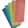 Paper | 20 Sheet 3.5″ x 8.5″ Primary Glitter Cardstock Paper Pack Paper Paper