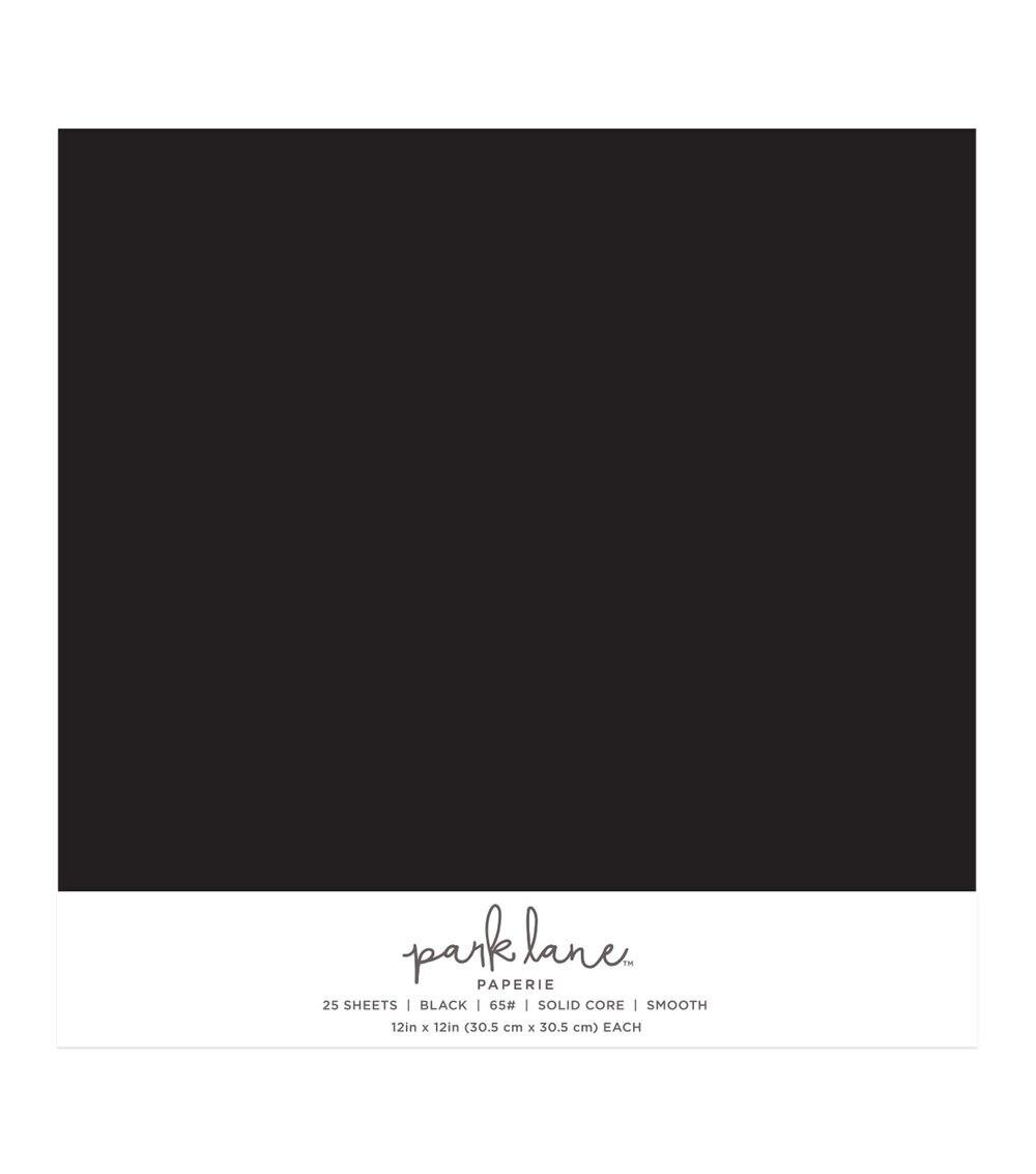 Paper | 25 pk 12”x12” Value Papers Black Paper Paper