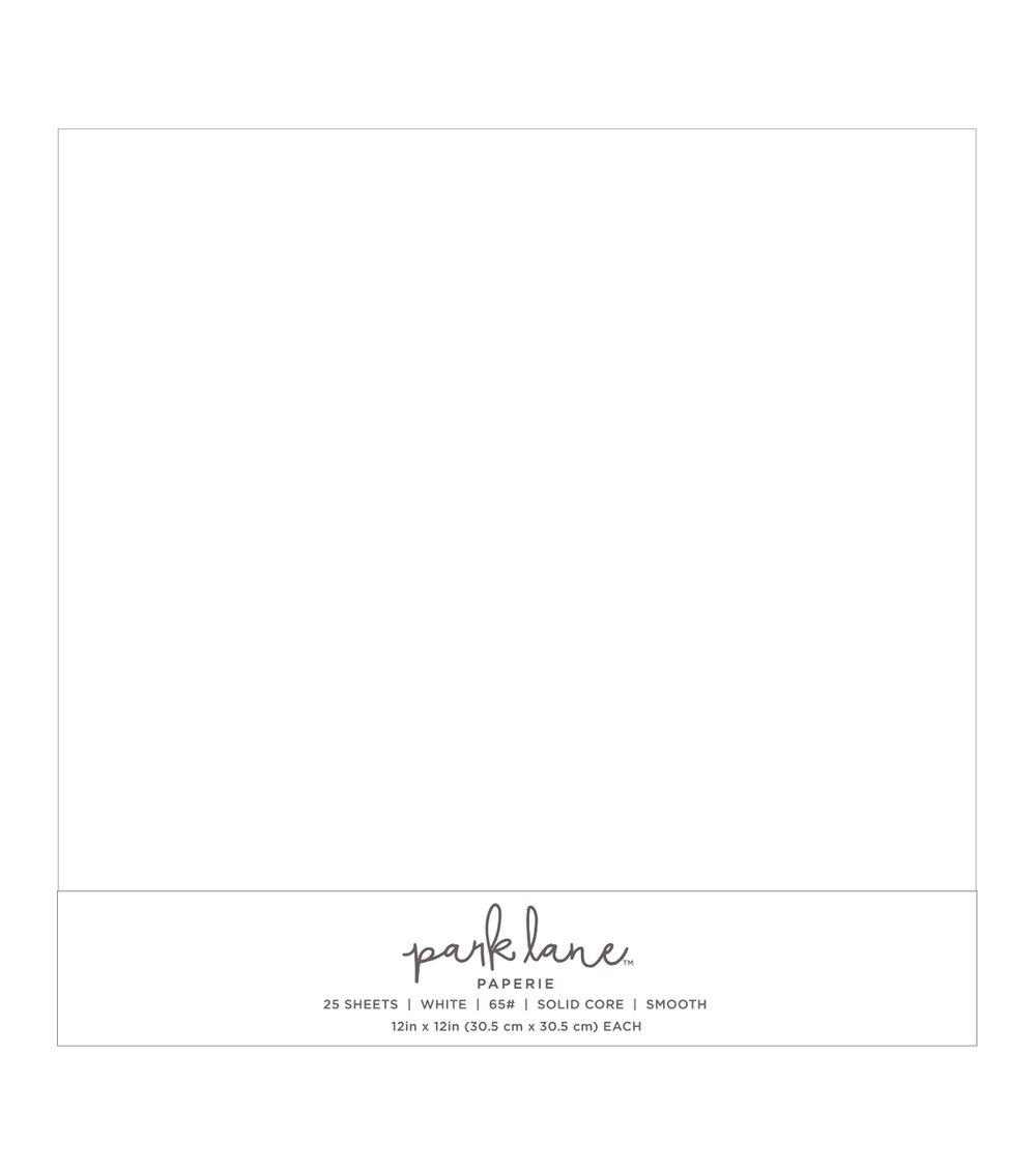 Paper | 25 pk 12”x12” Value Papers White Paper Paper