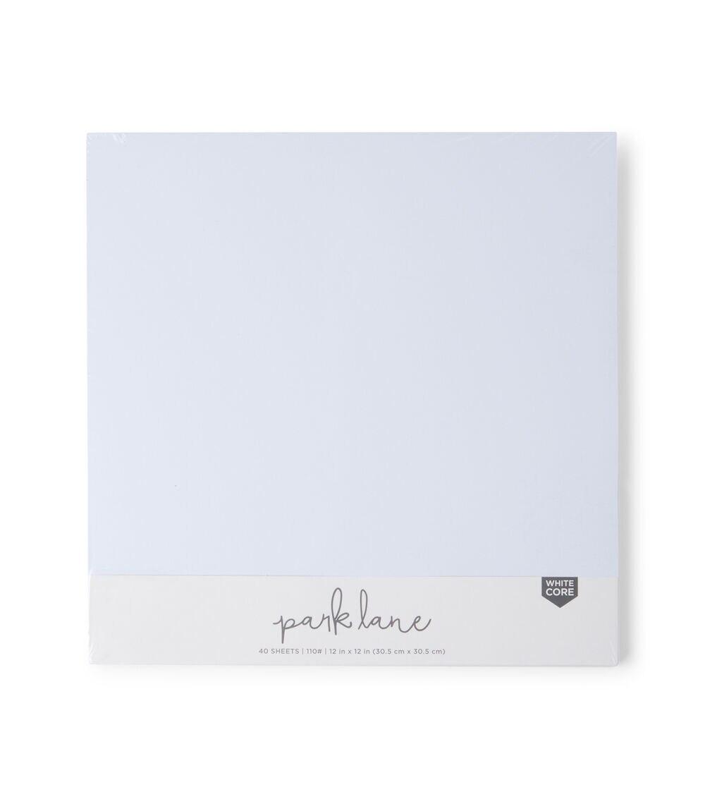 Paper | 40 Sheet 12″ x 12″ White Smooth Cardstock Paper Pack Paper Paper