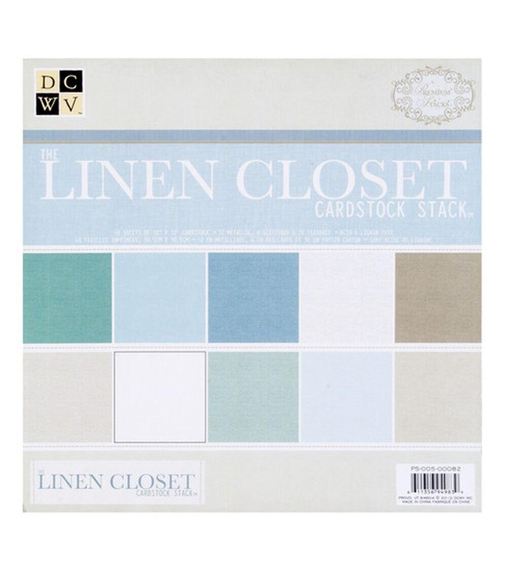 Paper | 48 Sheet 12″ x 12″ The Linen Closet Premium Cardstock Paper Pack Paper Paper