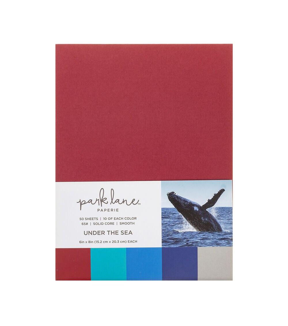 Paper | 50 Sheet 6″ x 8″ Under the Sea Cardstock Paper Pack Paper Paper