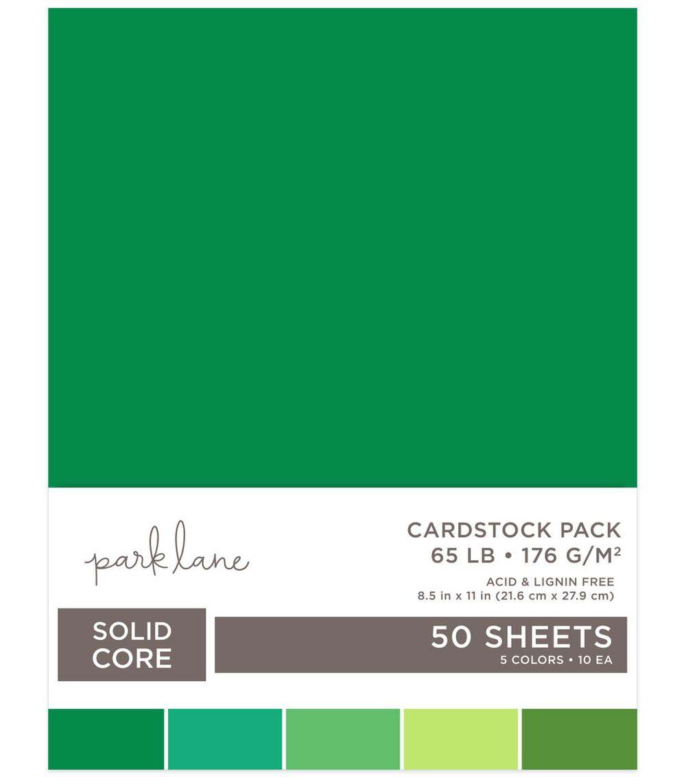 Paper | 50 Sheet 8.5″ x 11″ Green Assorted Cardstock Paper Pack Paper Paper