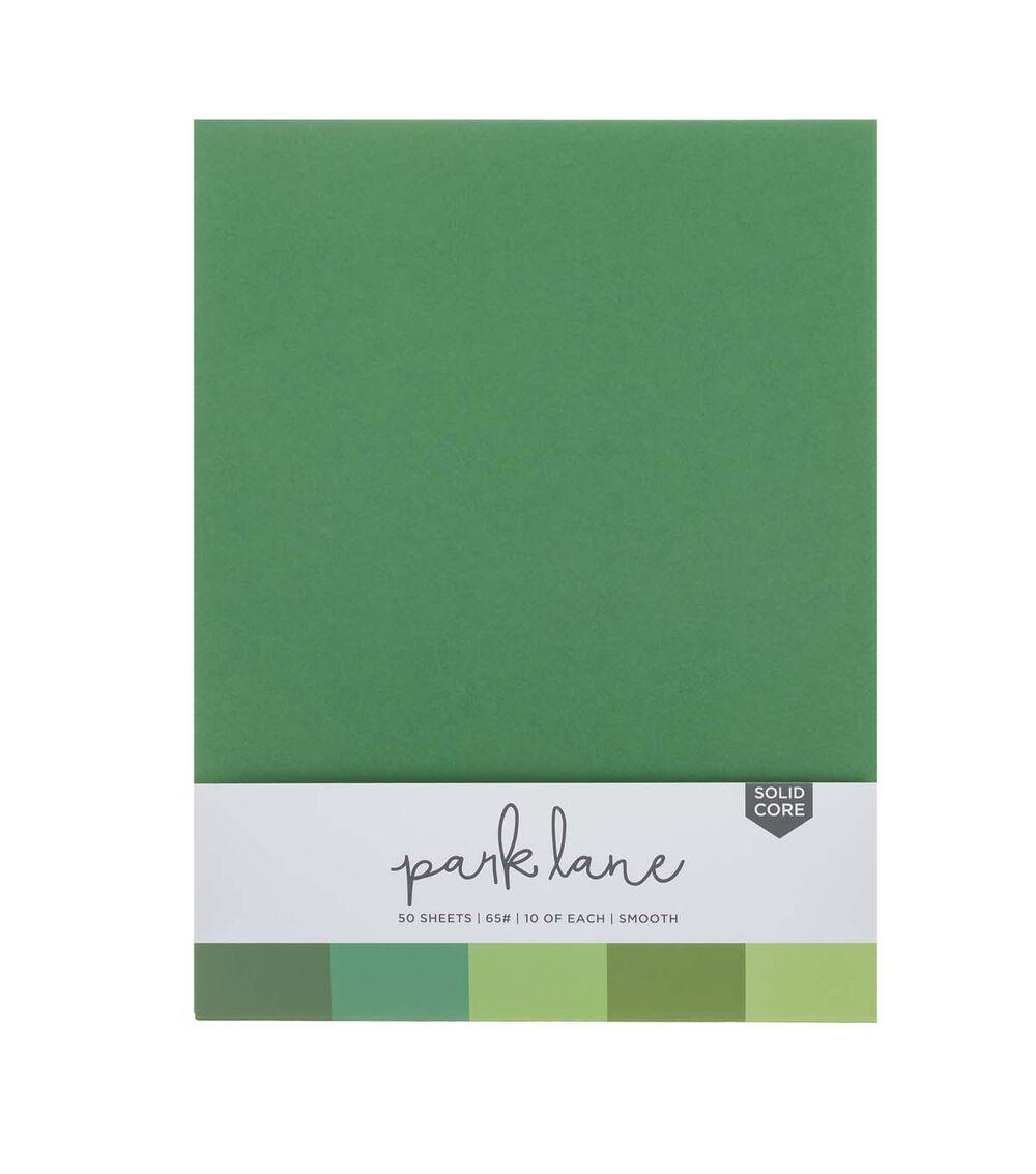 Paper | 50 Sheet 8.5″ x 11″ Green Solid Core Cardstock Paper Pack Paper Paper