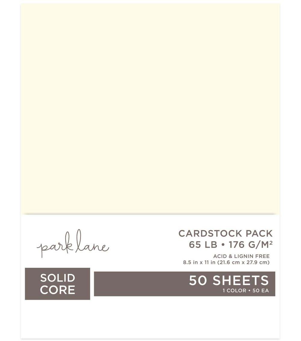 Paper | 50 Sheet 8.5″ x 11″ Ivory 176gsm Cardstock Paper Pack Paper Paper