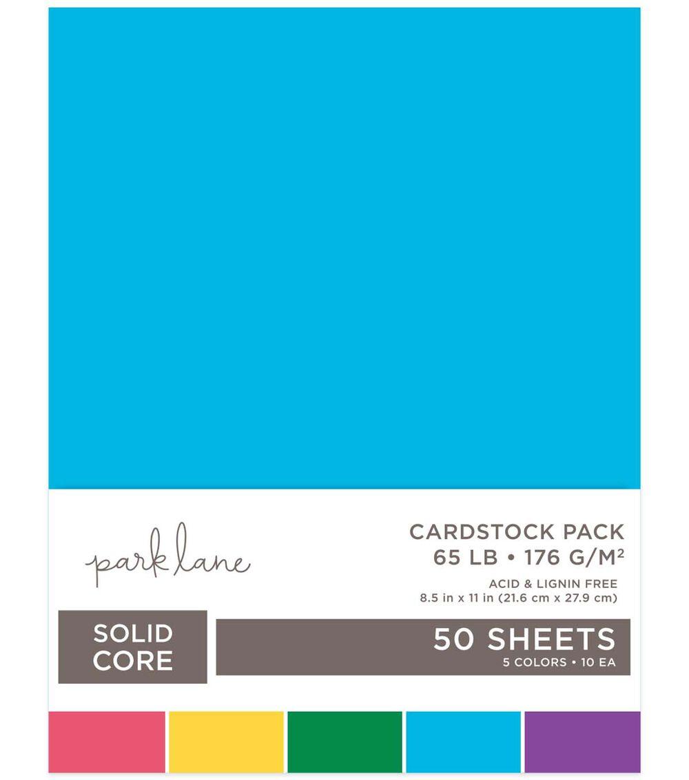 Paper | 50 Sheet 8.5″ x 11″ Jewel Assorted Cardstock Paper Pack Paper Paper