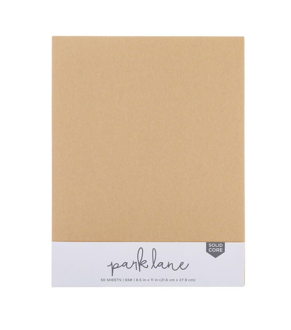 Paper | 50 Sheet 8.5″ x 11″ Light Brown Cardstock Paper Pack Paper Paper