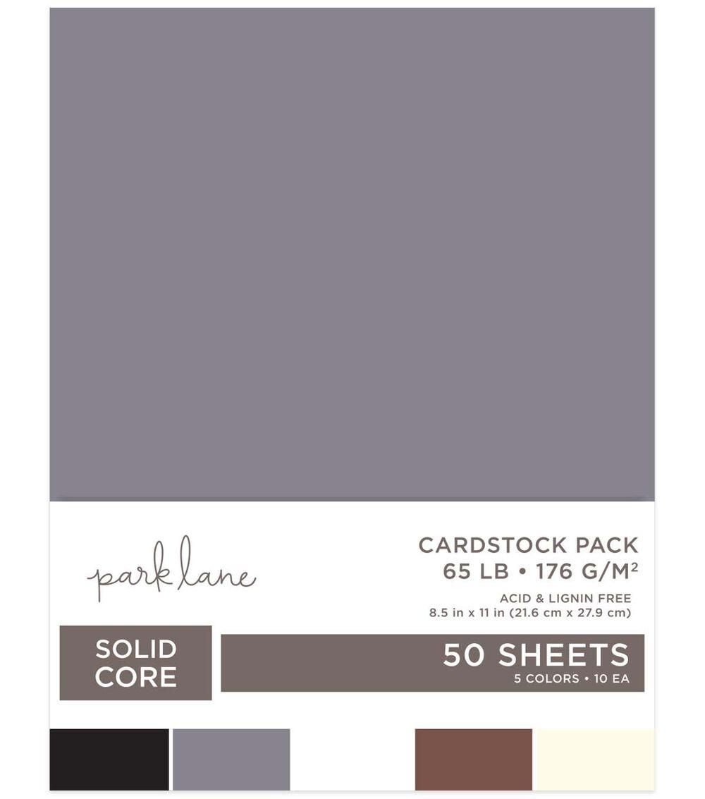 Paper | 50 Sheet 8.5″ x 11″ Neutral Assorted Cardstock Paper Pack Paper Paper