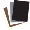 Paper | 50 Sheet 8.5″ x 11″ Neutral Assorted Cardstock Paper Pack Paper Paper