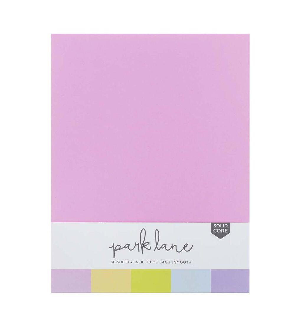 Paper | 50 Sheet 8.5″ x 11″ Pastel Solid Core Cardstock Paper Pack Paper Paper