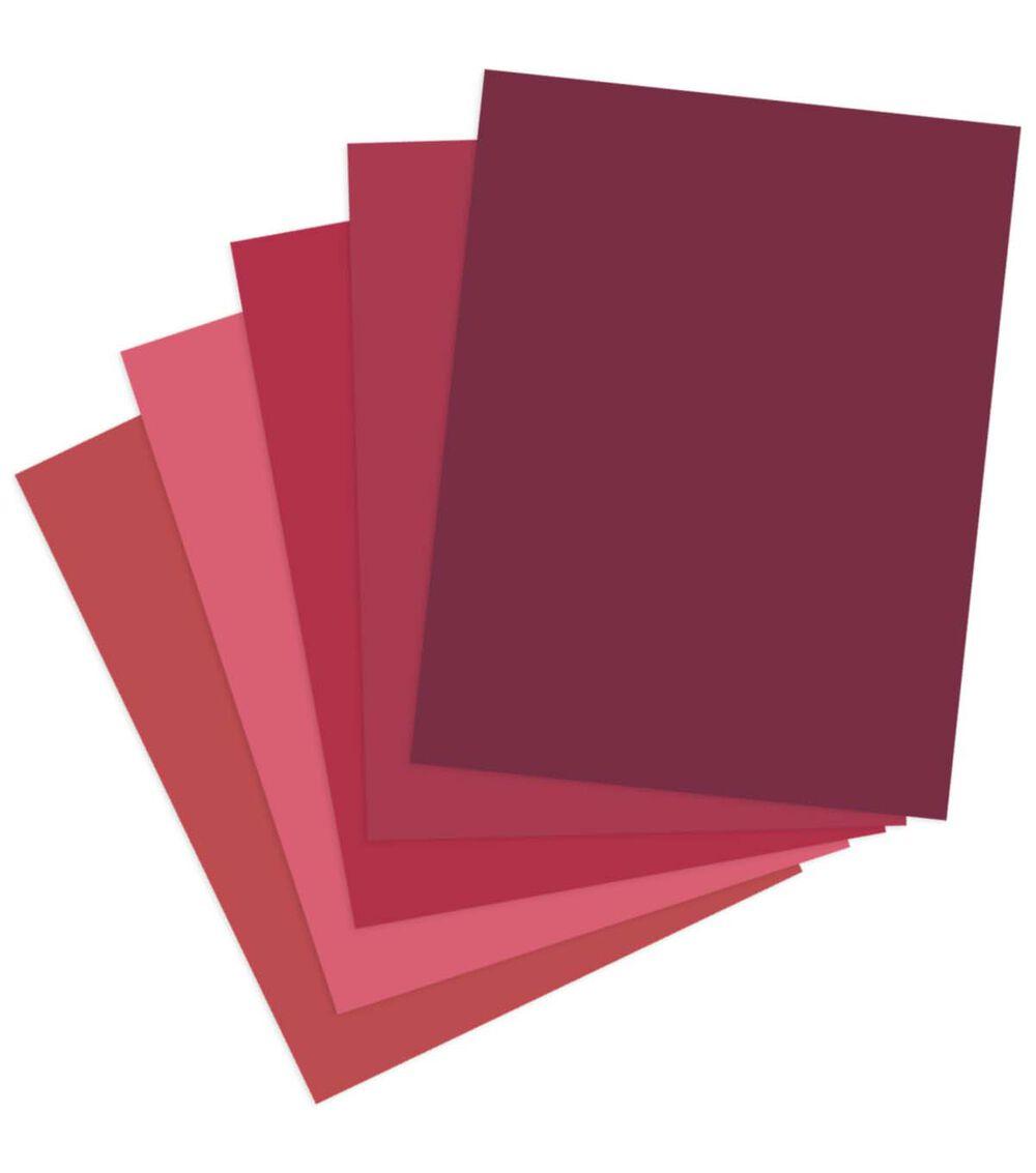 Paper | 50 Sheet 8.5″ x 11″ Red Assorted Cardstock Paper Pack Paper Paper