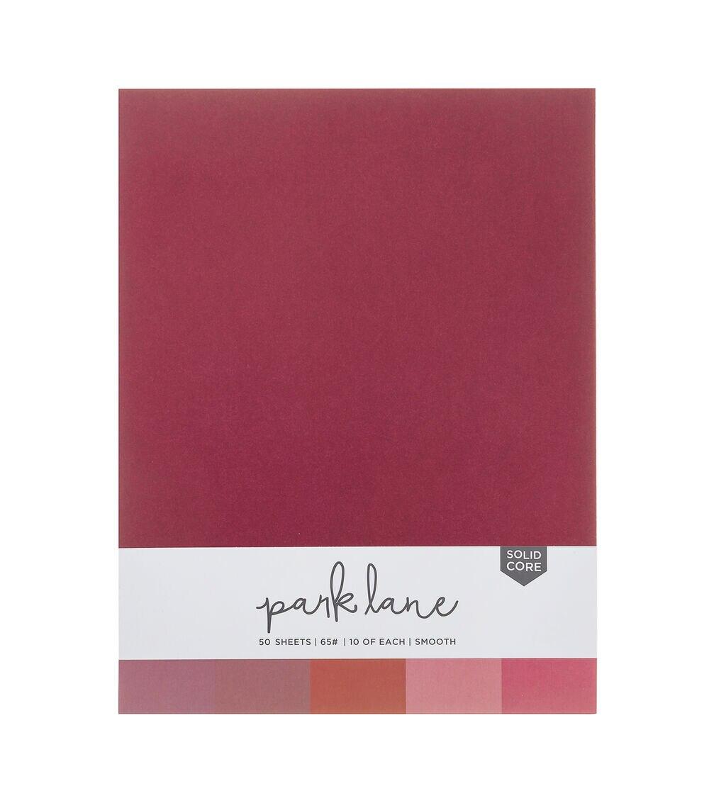 Paper | 50 Sheet 8.5″ x 11″ Red Smooth Cardstock Paper Pack Paper Paper