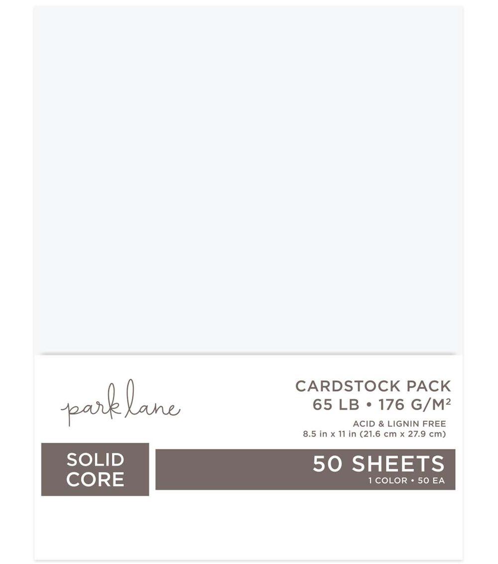 Paper | 50 Sheet 8.5″ x 11″ White 176gsm Cardstock Paper Pack Paper Paper