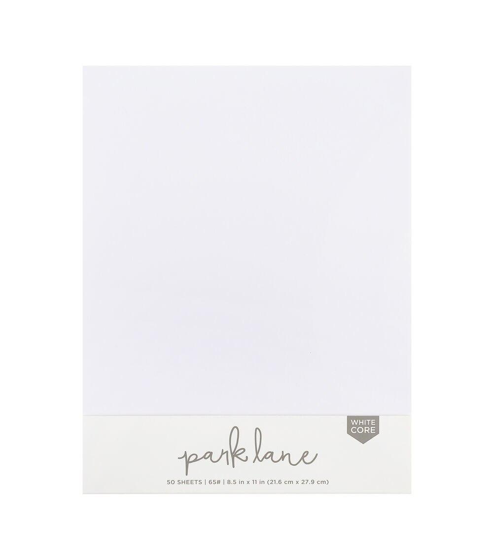 Paper | 50 Sheet 8.5″ x 11″ White Core Cardstock Paper Pack Paper Paper