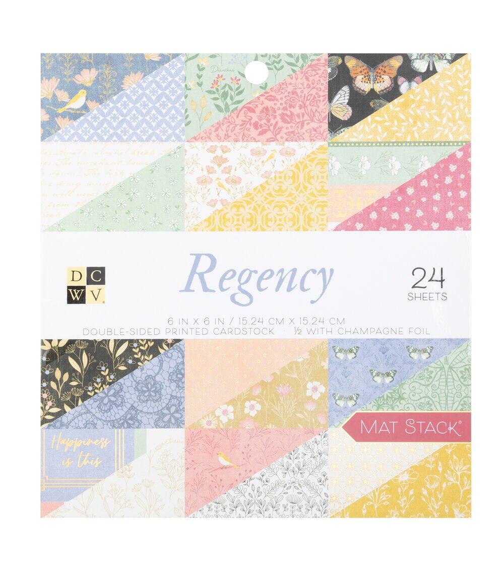 Paper | 6″ x 6″ Regency 24 Sheet Paper Pack Paper Paper