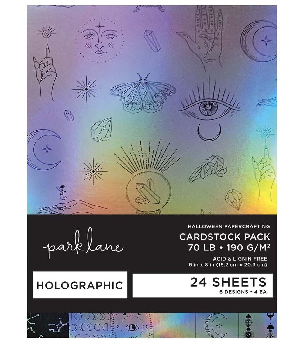 Paper | 6″ x 8″ Halloween Holographic 24 Sheet Paper Pack Paper Paper