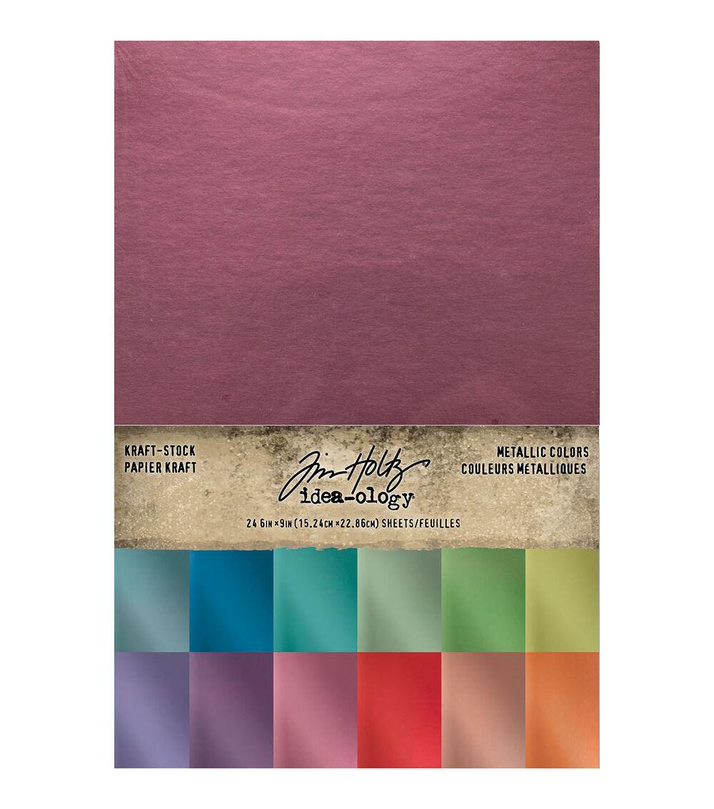 Paper | 6″ x 9″ Metallic Kraft Sock Cardstock 24ct Paper Paper