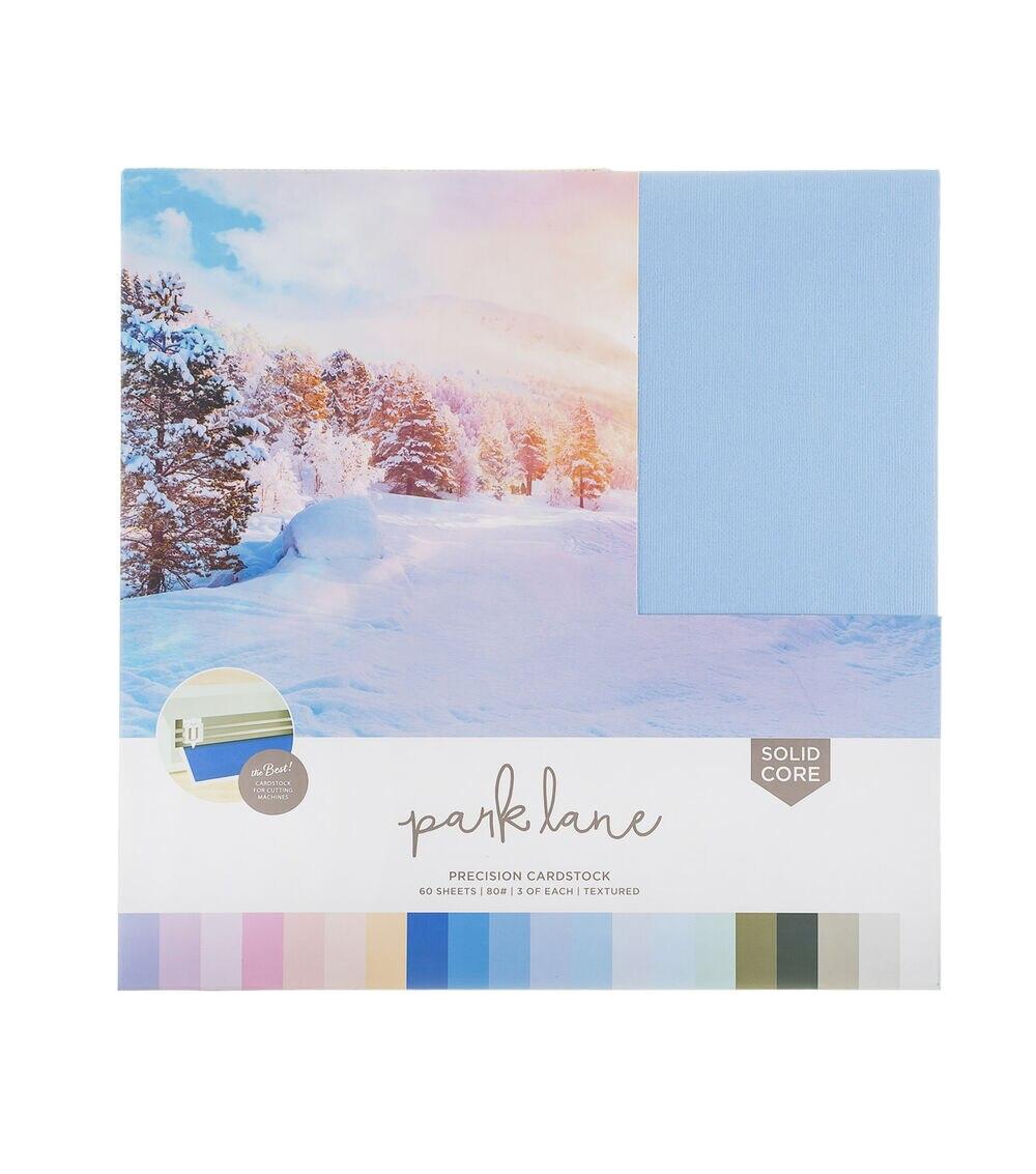 Paper | 60 Sheet 12″ x 12″ Winter Precision Cardstock Paper Pack Paper Paper