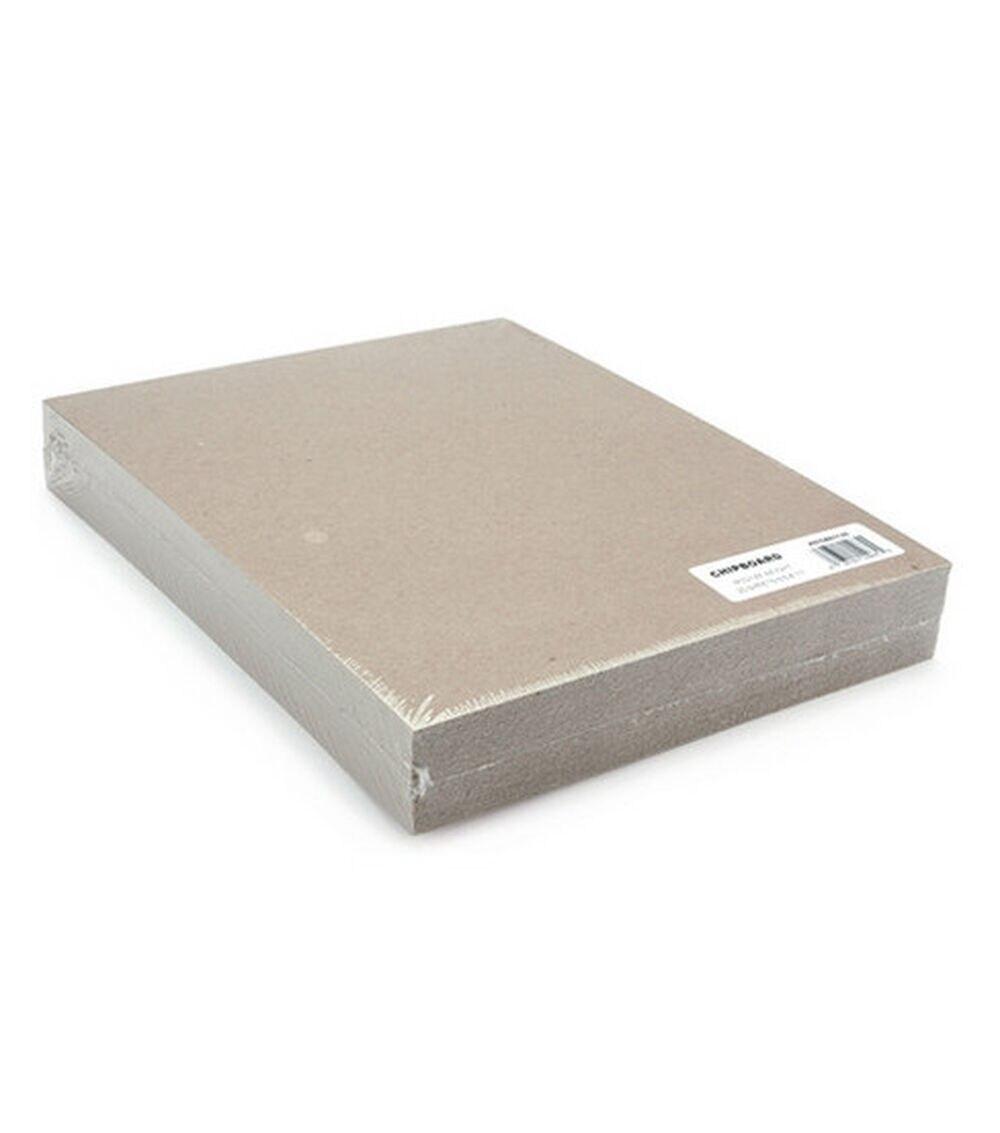 Paper | 8-1/2″x11″ Medium Weight Chipboard Sheets 25PK Natural Paper Paper