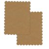 Paper | 8.5″ x 11″ Kraft Scalloped Edge Cardstock Paper Pack 50ct Paper Paper