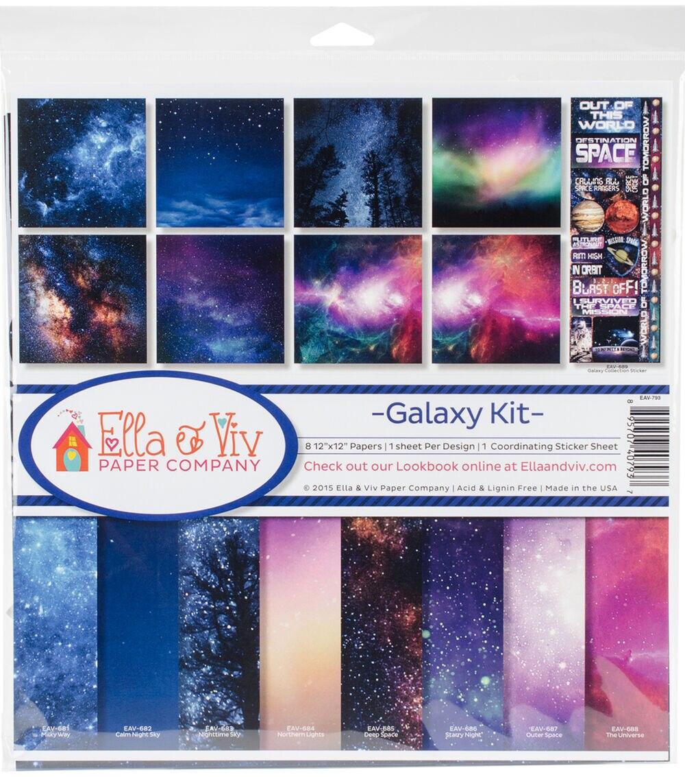 Paper | Kit 12″X12″ Galaxy Paper Paper