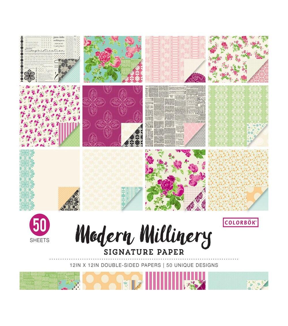 Paper | Modern Millinery 50 pk Double sided Signature Papers Paper Paper