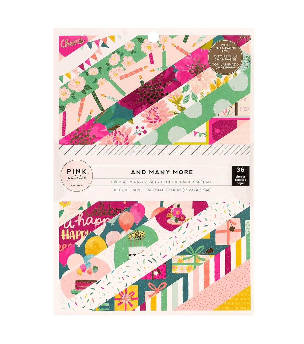 Paper | Pink Paislee 36 Sheet 6″ x 8″ And Many More Specialty Paper Pack Paper Paper