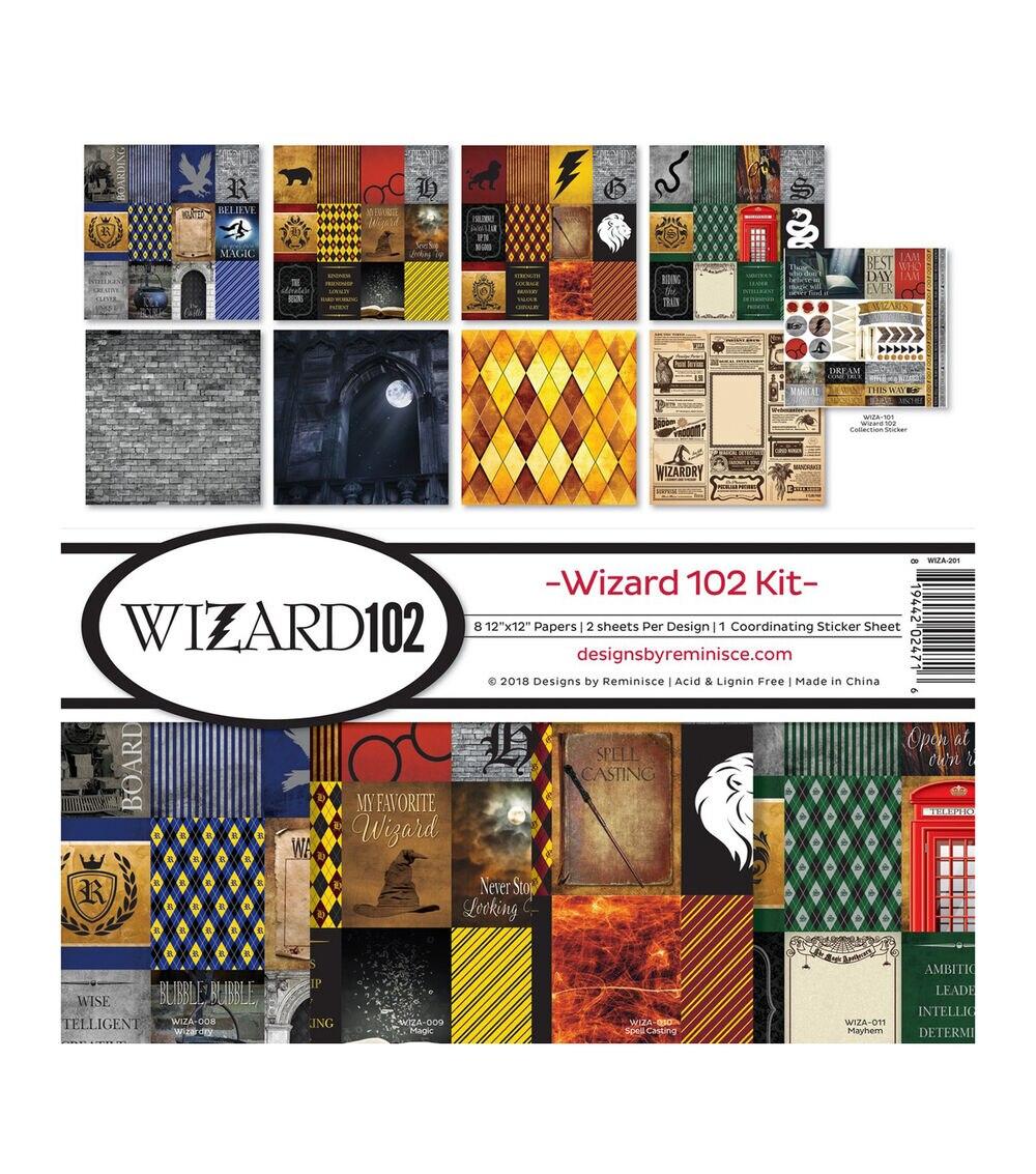 Paper | Reminisce Wizard 102 12”x12” Collection Kit Paper Paper