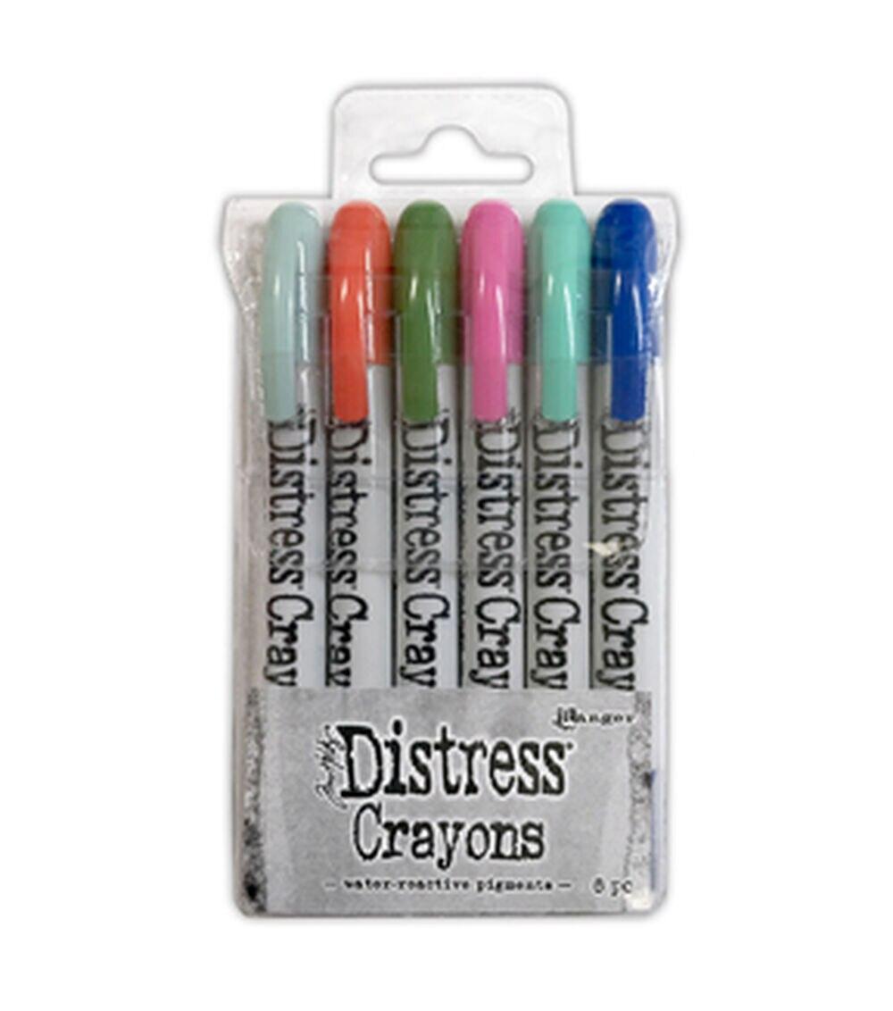 Pens & Markers | #13 Distress Crayon Set 5ct Paper Crafts & Scrapbooking Pens & Markers