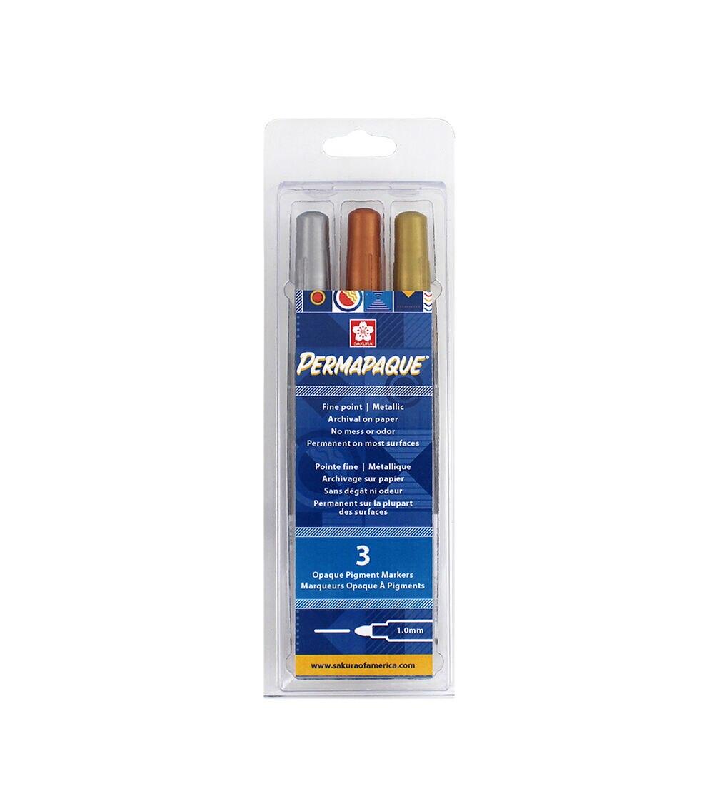 Pens & Markers | 3pk Met Permapaque Fine Paper Crafts & Scrapbooking Pens & Markers