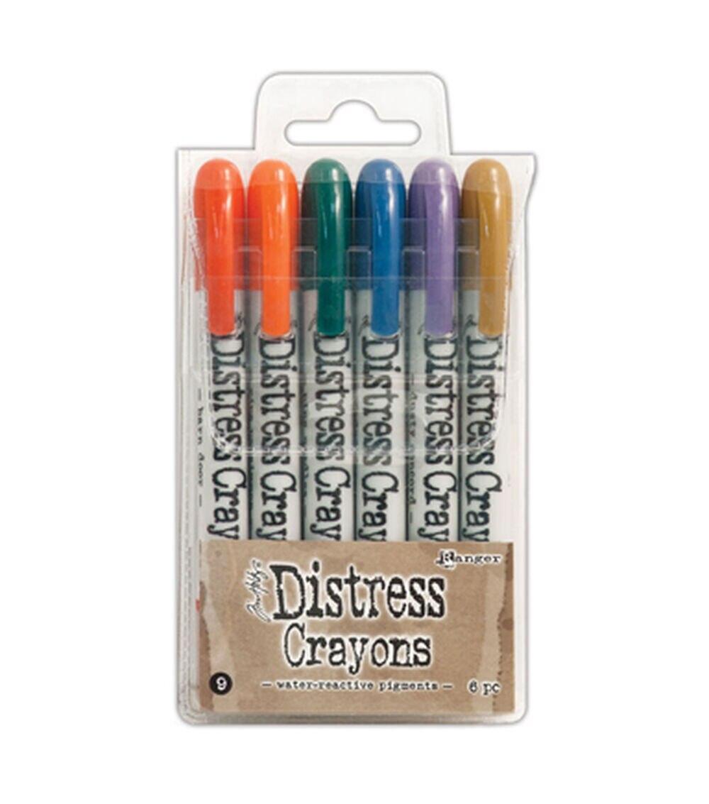 Pens & Markers | #9 Distress Crayons Set 6ct Paper Crafts & Scrapbooking Pens & Markers