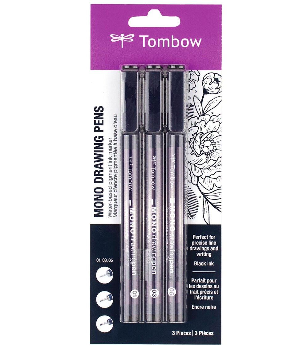 Pens & Markers | Drawing Pens Assorted Sizes 3 Pack Paper Crafts & Scrapbooking Pens & Markers