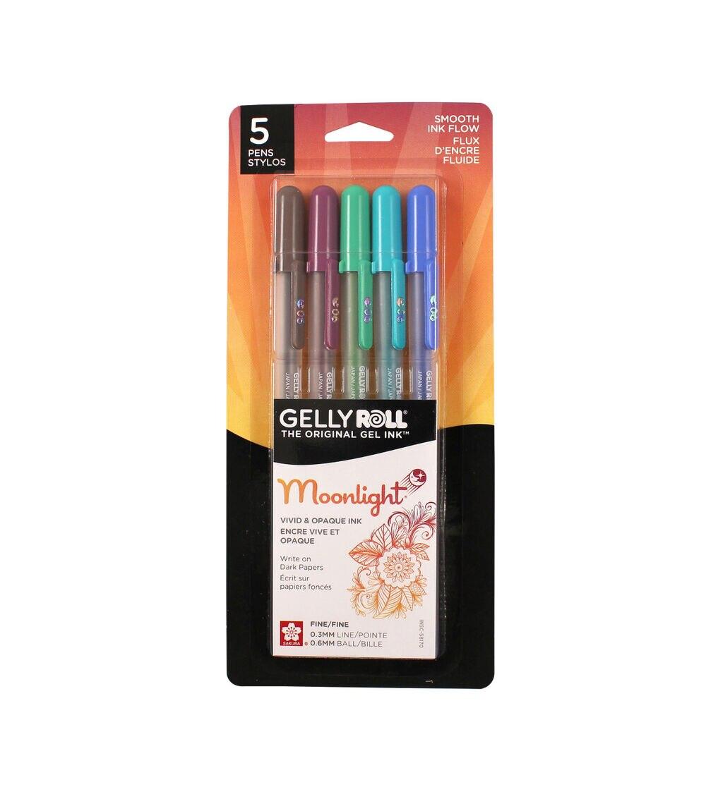 Pens & Markers | Gellyroll Moonlight Pen Set Fine Twilight 5 Colors Paper Crafts & Scrapbooking Pens & Markers