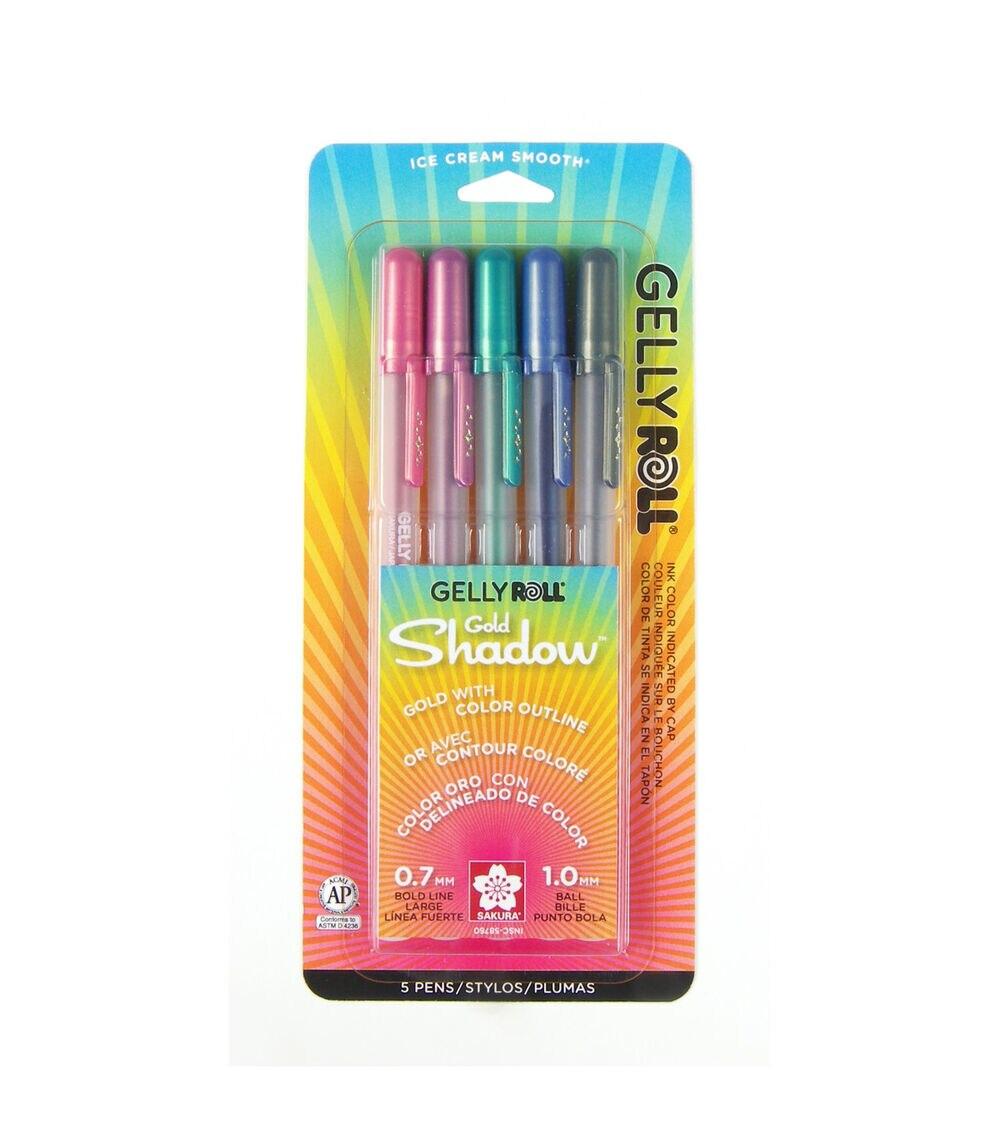 Pens & Markers | Gold Shadow Pens 5PK Paper Crafts & Scrapbooking Pens & Markers