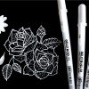 Pens & Markers | Medium Point Pens 3 Pkg White Paper Crafts & Scrapbooking Pens & Markers