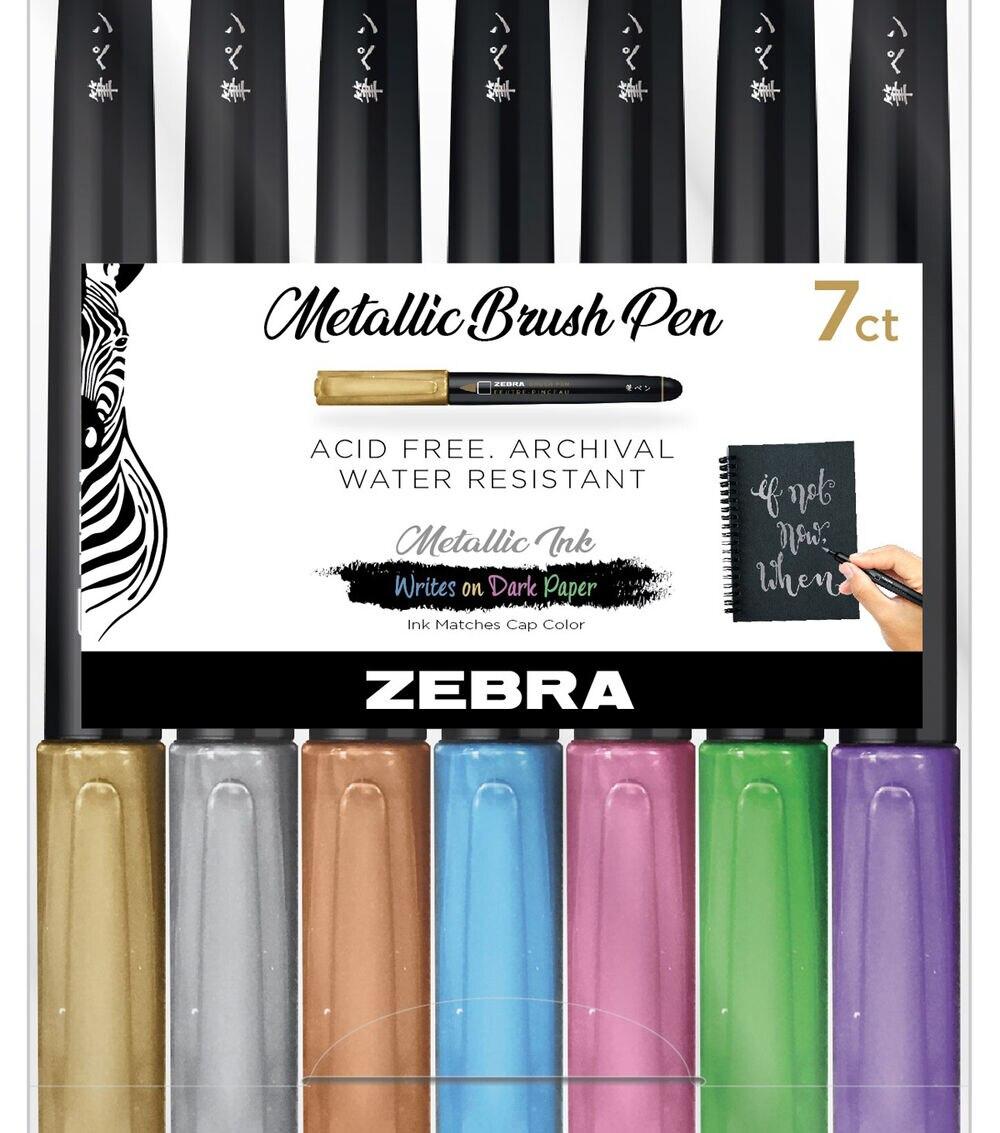 Pens & Markers | Metallic Brush Pen 7pk Paper Crafts & Scrapbooking Pens & Markers