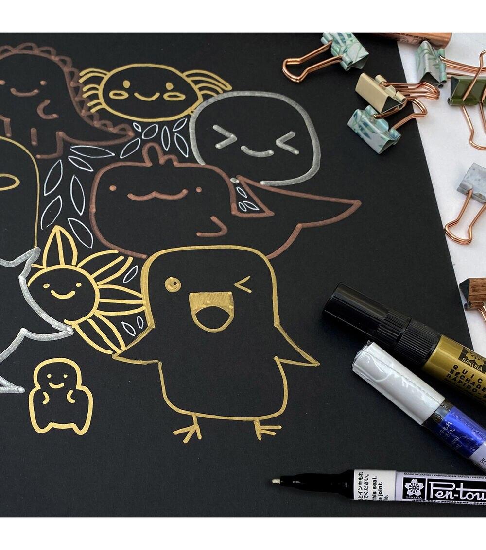 Pens & Markers | Pen Touch Metallic Markers White Paper Crafts & Scrapbooking Pens & Markers