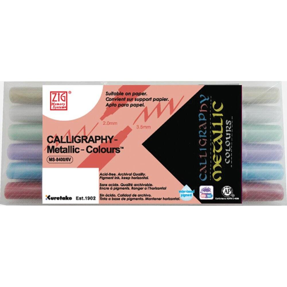 Pens & Markers | Zig Memory System Calligraphy Metallic Colors Paper Crafts & Scrapbooking Pens & Markers