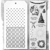 Stamping | 11″ Darling Christmas Clear Stamps & Stencil Set Paper Crafts & Scrapbooking Stamping