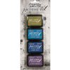 Stamping | 4ct Archival Distress Mini Ink Pads Paper Crafts & Scrapbooking Stamping