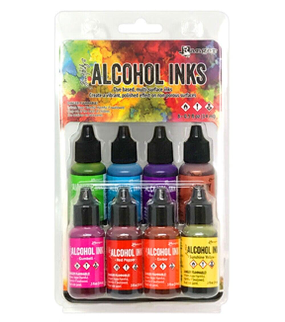 Stamping | .5oz Spectrum Bright Alcohol Ink Set 8ct Paper Crafts & Scrapbooking Stamping