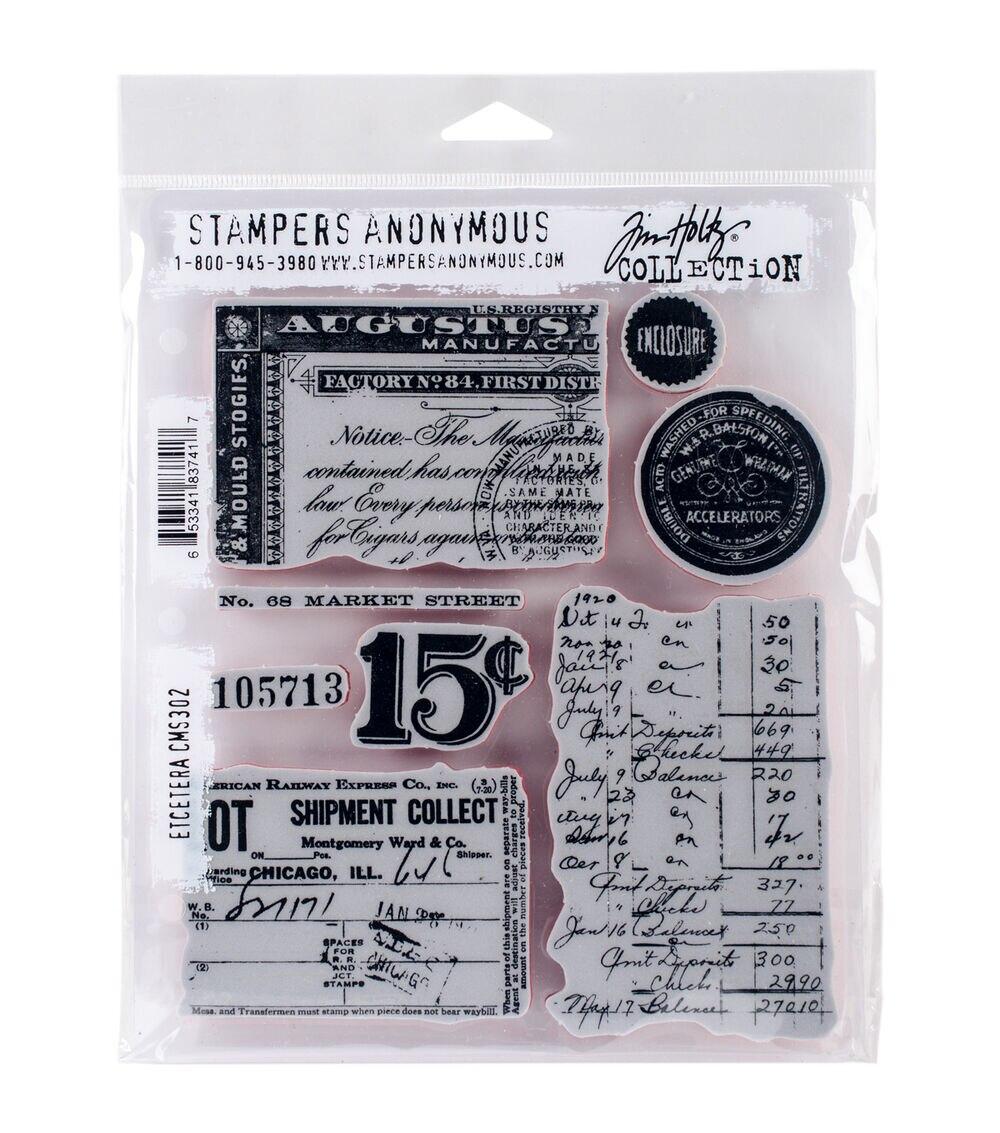 Stamping | 7″ x 8.5″ Ecetera Red Rubber Cling Stamps Paper Crafts & Scrapbooking Stamping