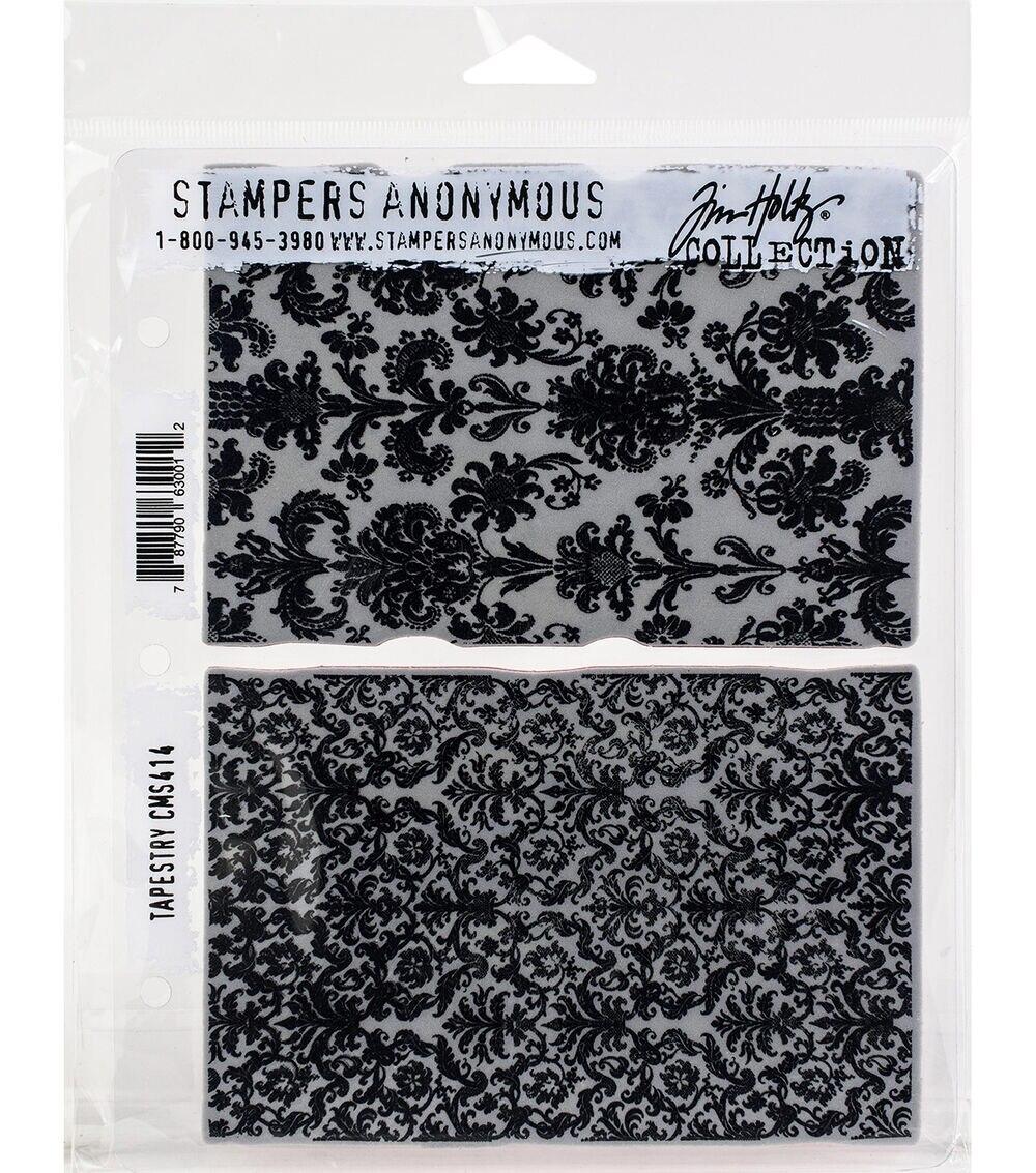 Stamping | 7″ x 8.5″ Tapestry Red Rubber Cling Stamps Paper Crafts & Scrapbooking Stamping