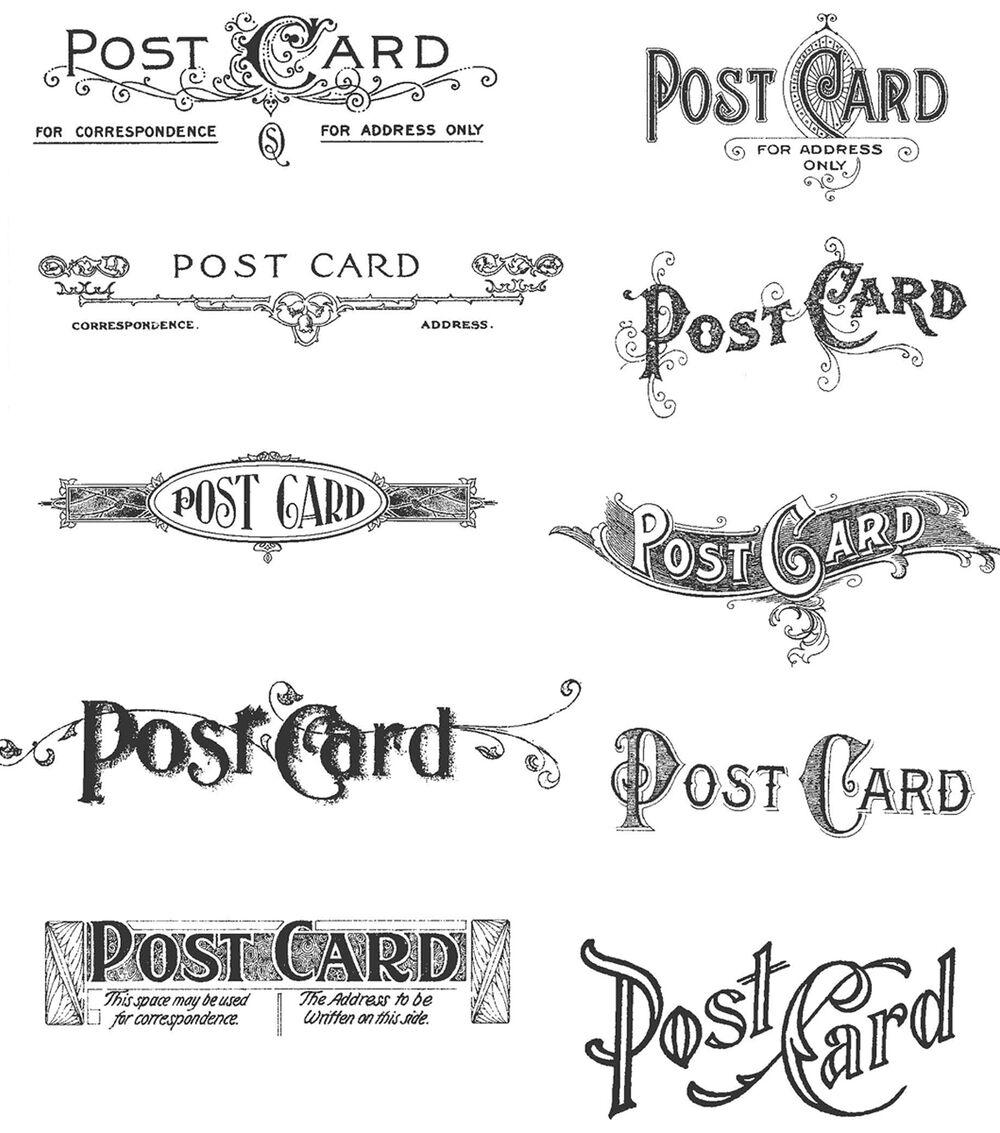 Stamping | 8.5″ x 7″ Postcard Cling Red Rubber Stamp Sheet Paper Crafts & Scrapbooking Stamping