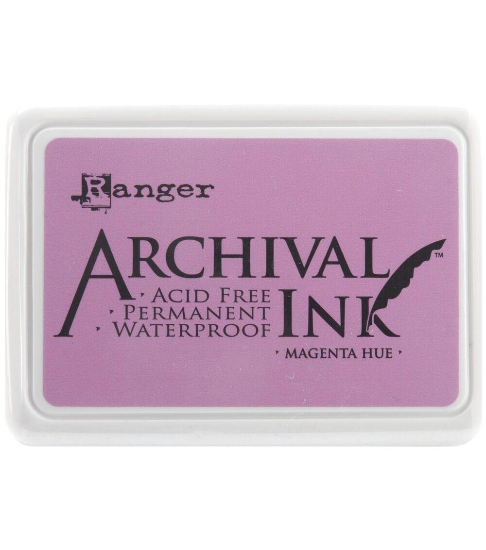 Stamping | Archival Inkpad Magenta Hue Paper Crafts & Scrapbooking Magenta Hue